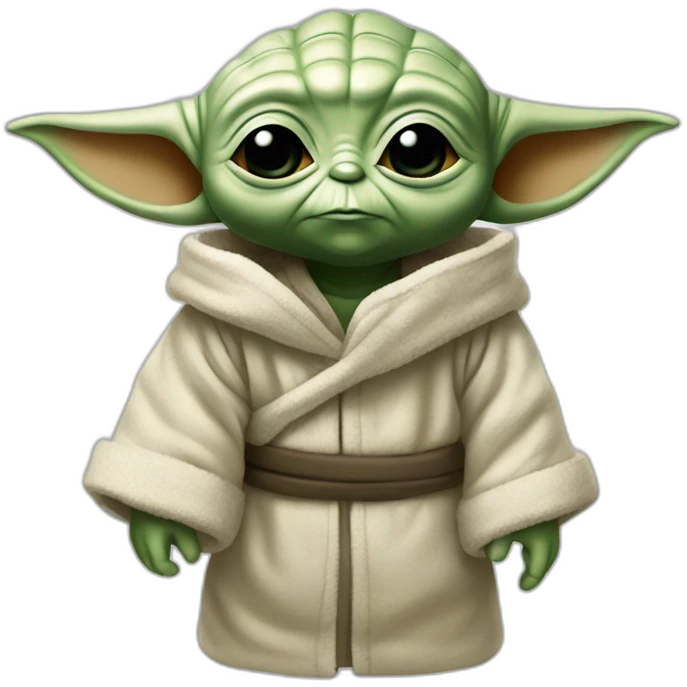 Bébé yoda avec du adidas emoji