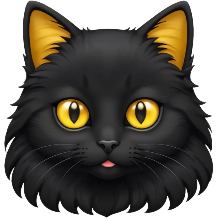 Cute black cat emoji