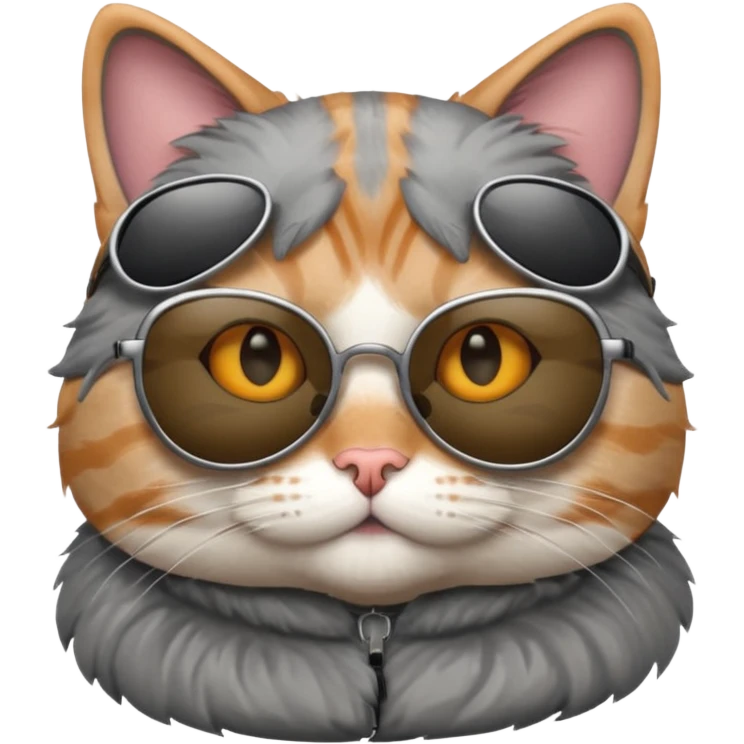 Cat wearing sunglasses emoji