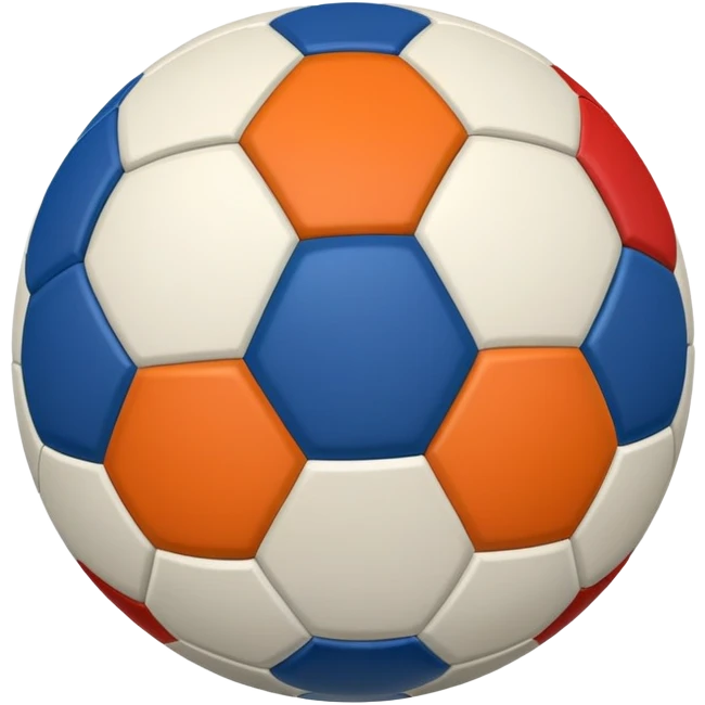 colored soccer ball emoji