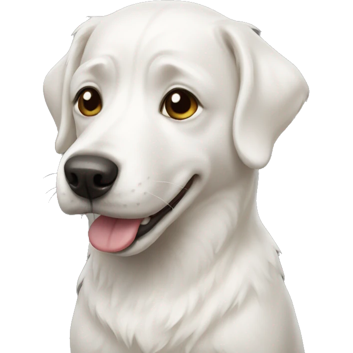 White dog emoji