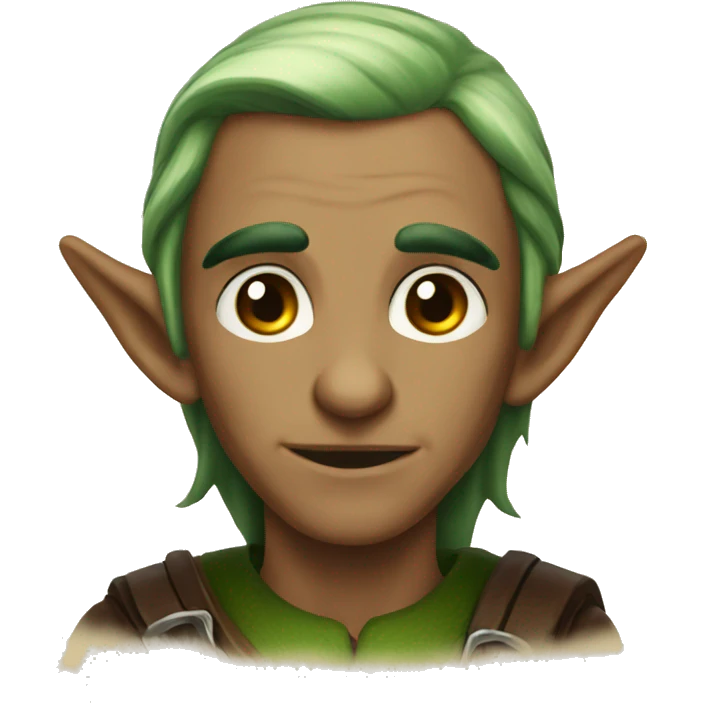 rogue male elf  emoji