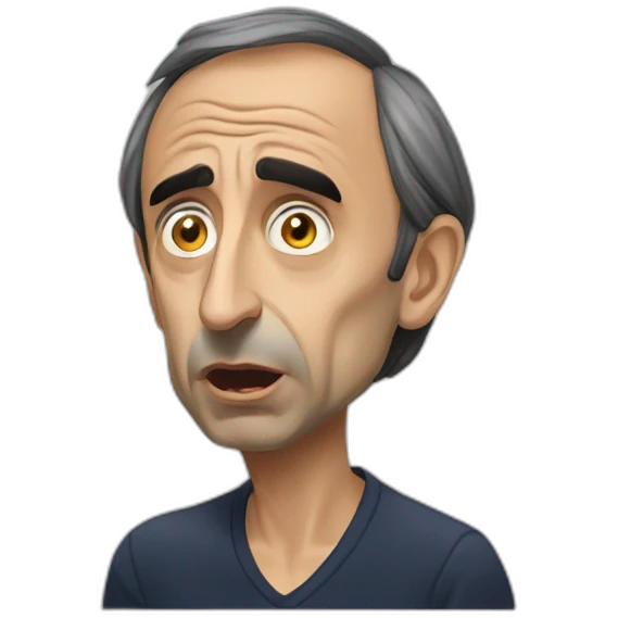 Éric zemmour scared  emoji