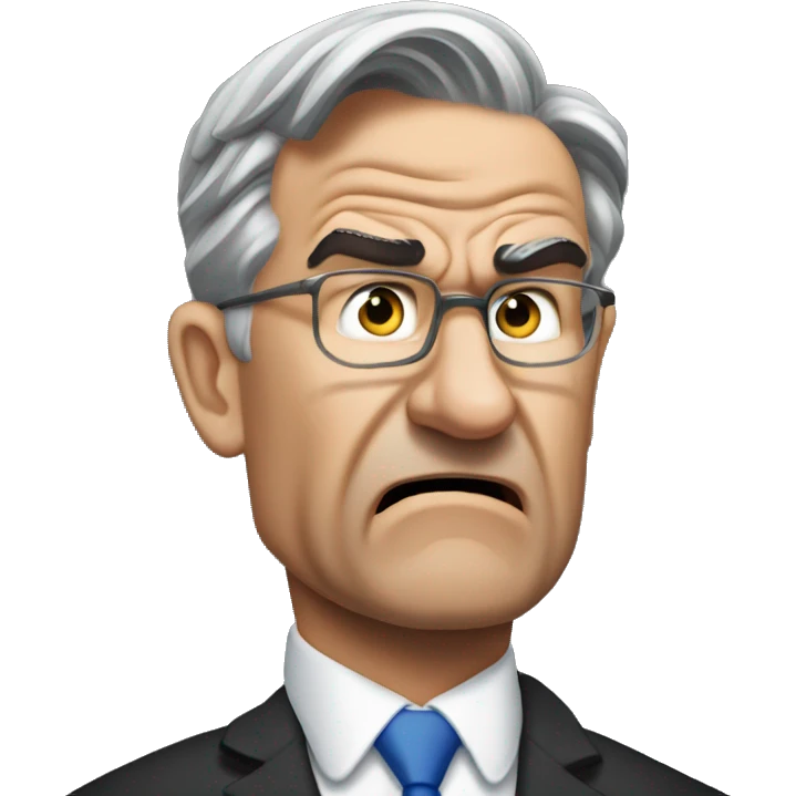 jerome powell angry market mode emoji