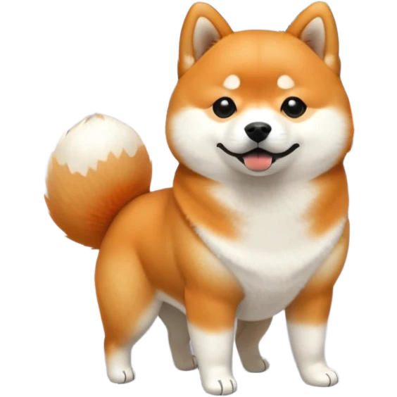 Shiba inu parking lot emoji
