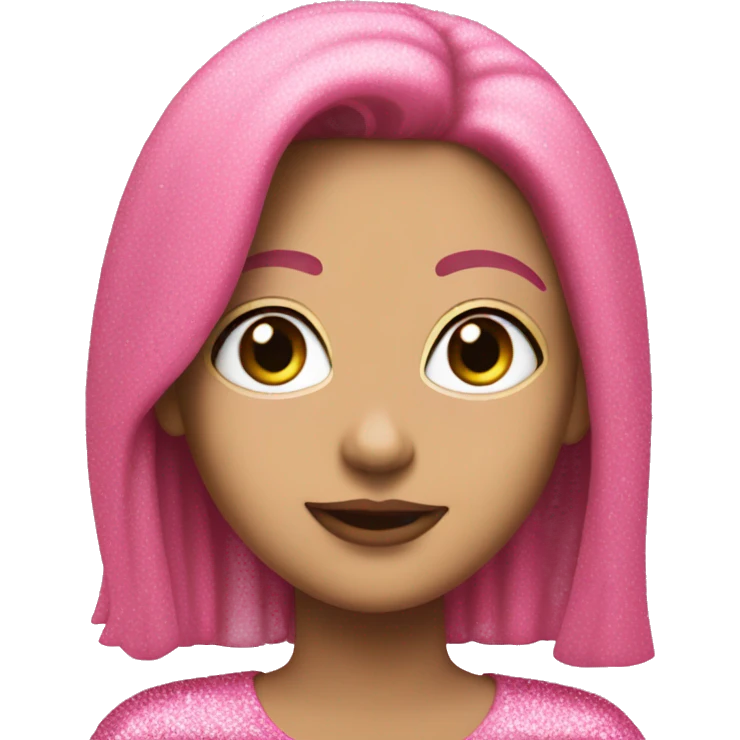 Name Jenna in pink glitter  emoji