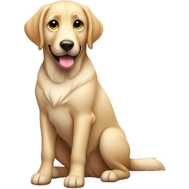 Lab retriever dog emoji