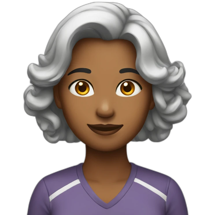 mulher comemorando emoji