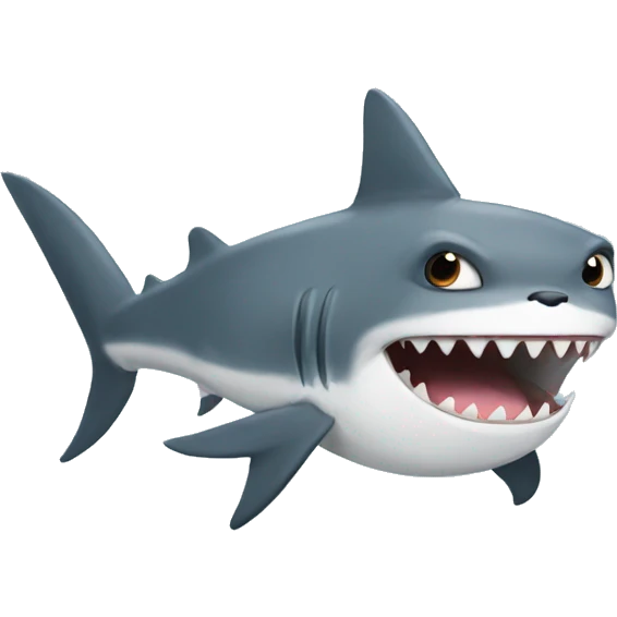 Cat as a shark  emoji