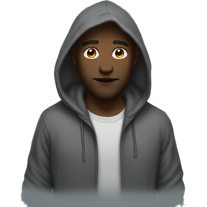 God wearing hoodie emoji