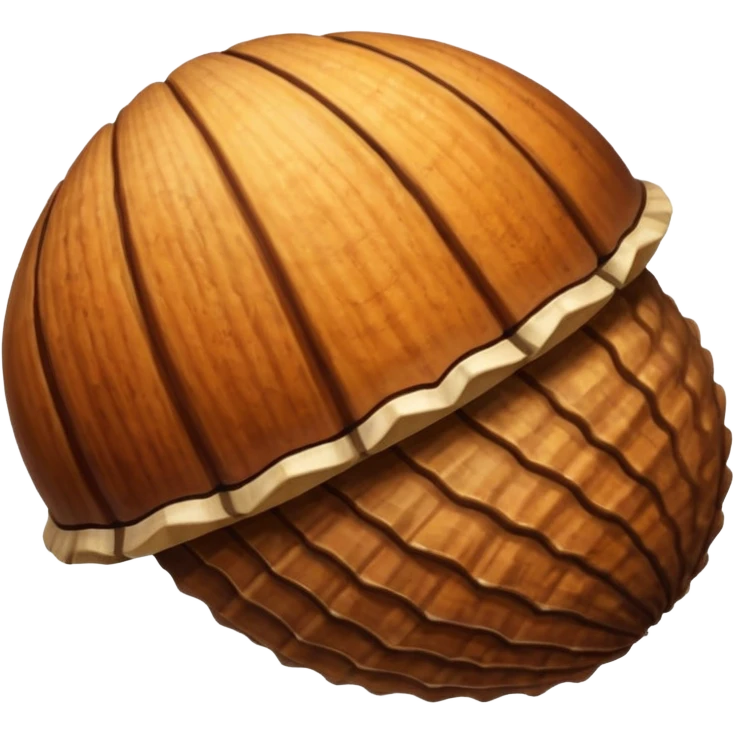 nut with shell emoji