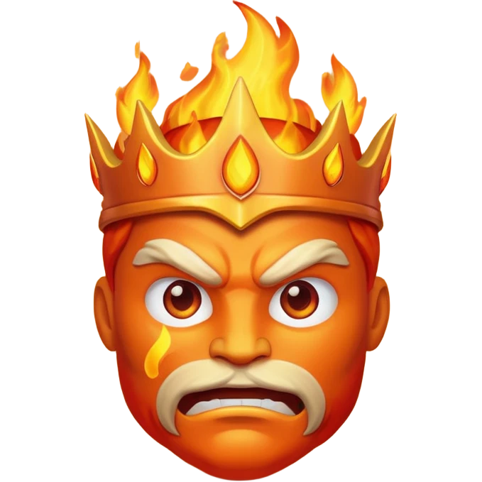 flame king emoji