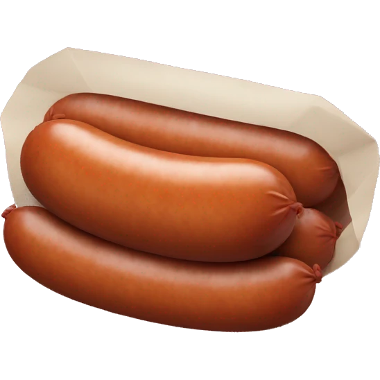 Alive sausage emoji