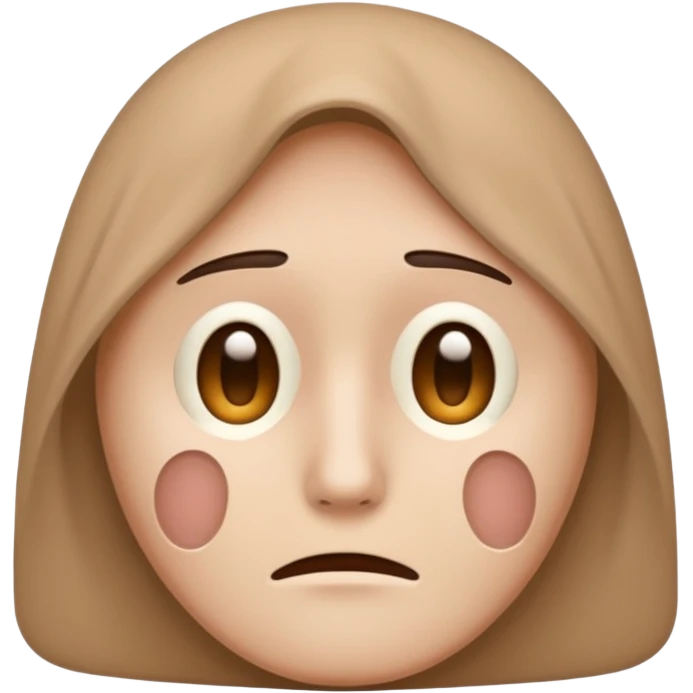 Sad face remove smile face mask emoji