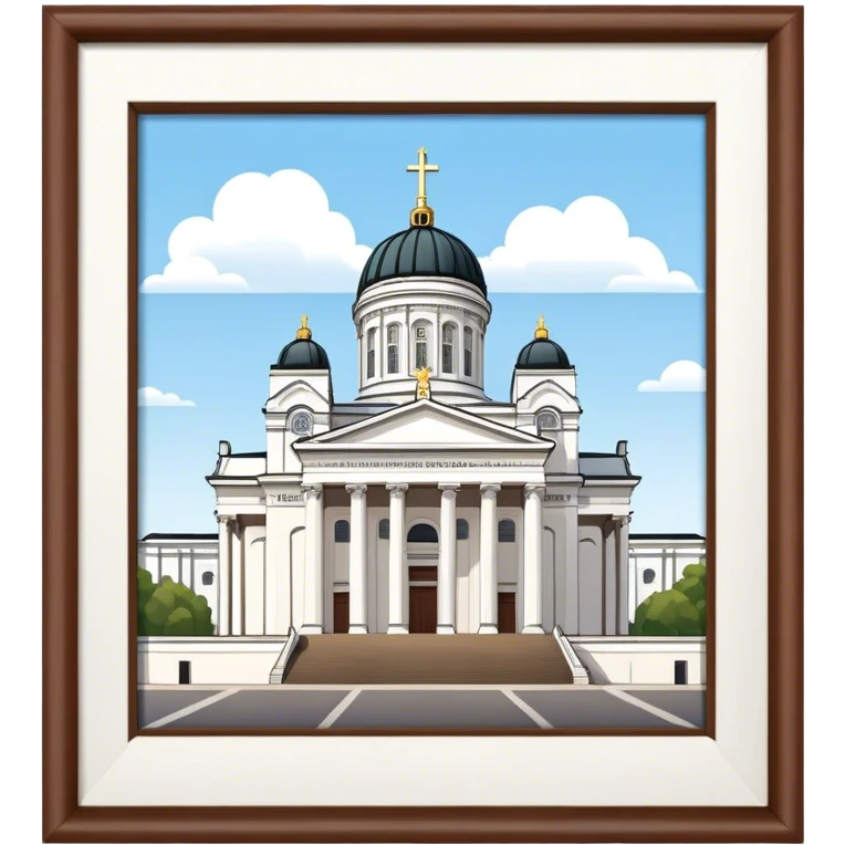 Helsinki cathedral  emoji