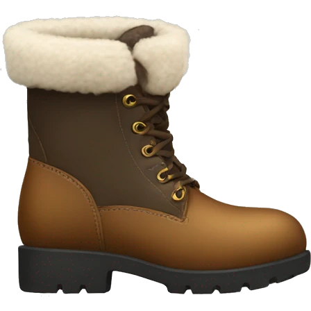 Boots with fur emoji