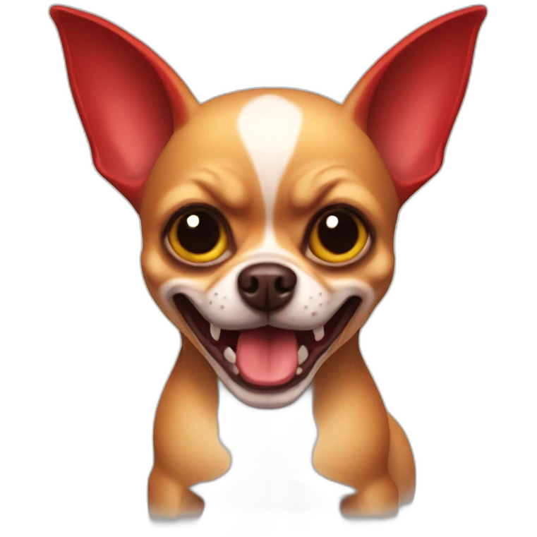 Chihuahua devil emoji