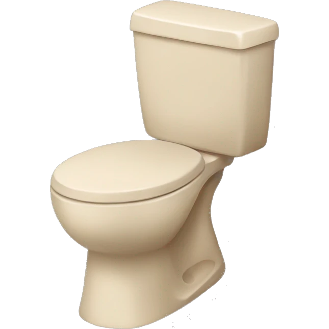 Beige toilet ￼ emoji