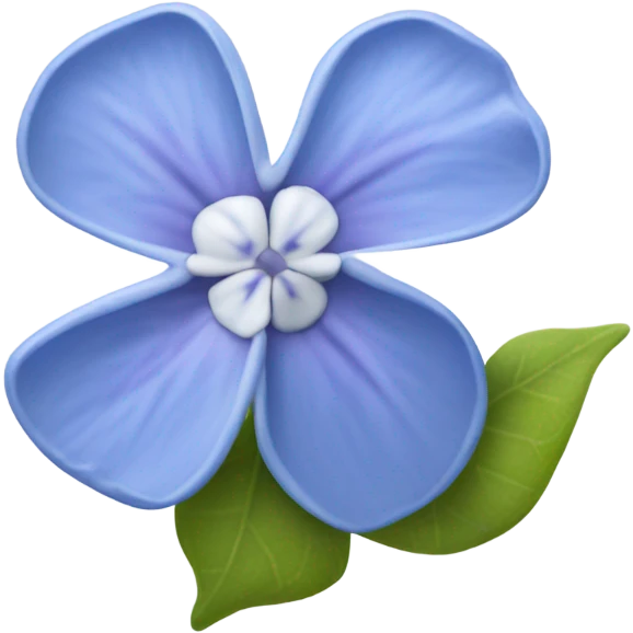 Periwinkle realistic winter scar emoji