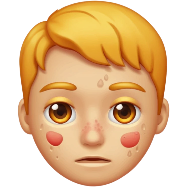 pimple face emoji