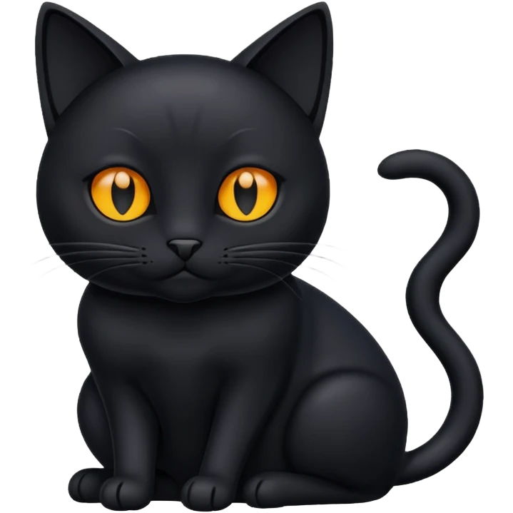 black cat emoji
