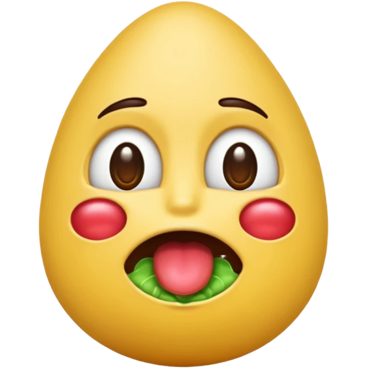 The crying 😭 emoji with the eggplanthh 🍆 emoji under its mouth emoji