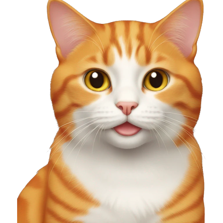 Orange cat emoji