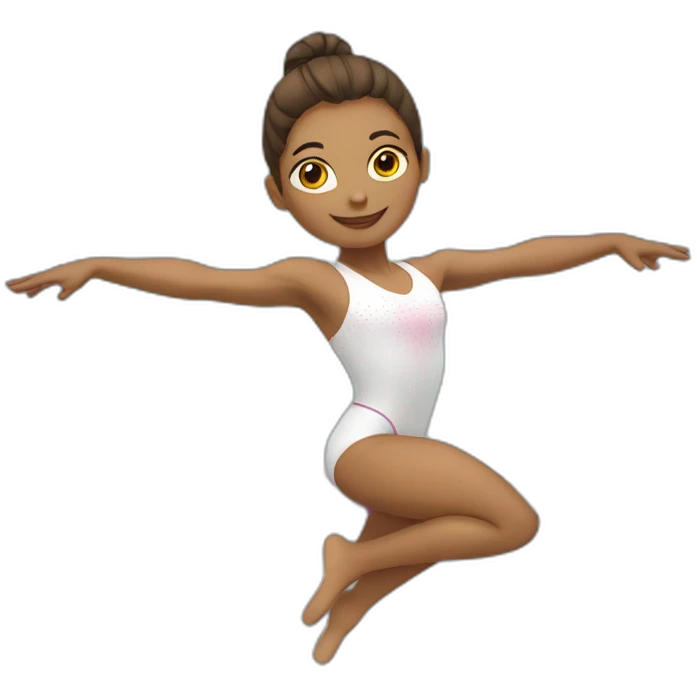 gymnast on balance beam emoji