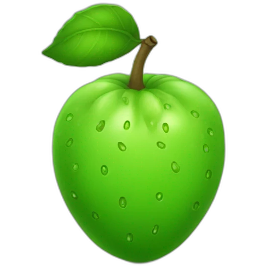 green fruit emoji