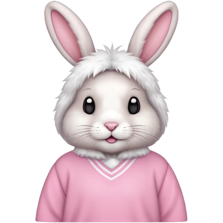 rabbit with pink jersey emoji