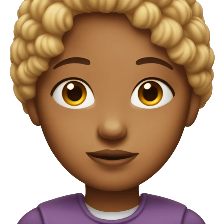 Girl with huge forehead  emoji