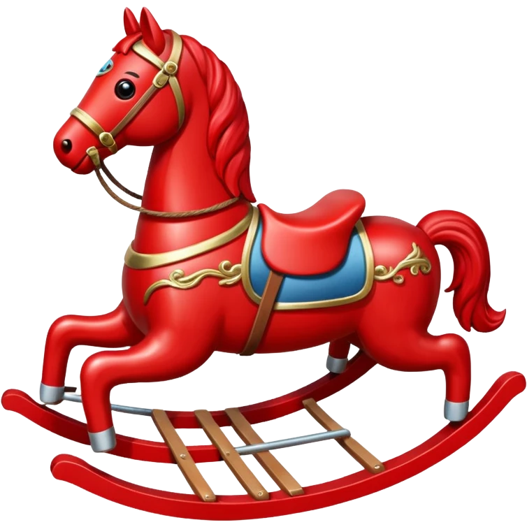 red Rocking Horse emoji