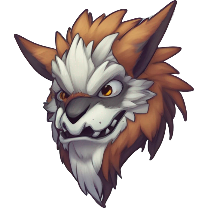 Cute Protogen-vernid-sergal-wickerbeast by griffsnuff & LiLaiRa & Falvie emoji