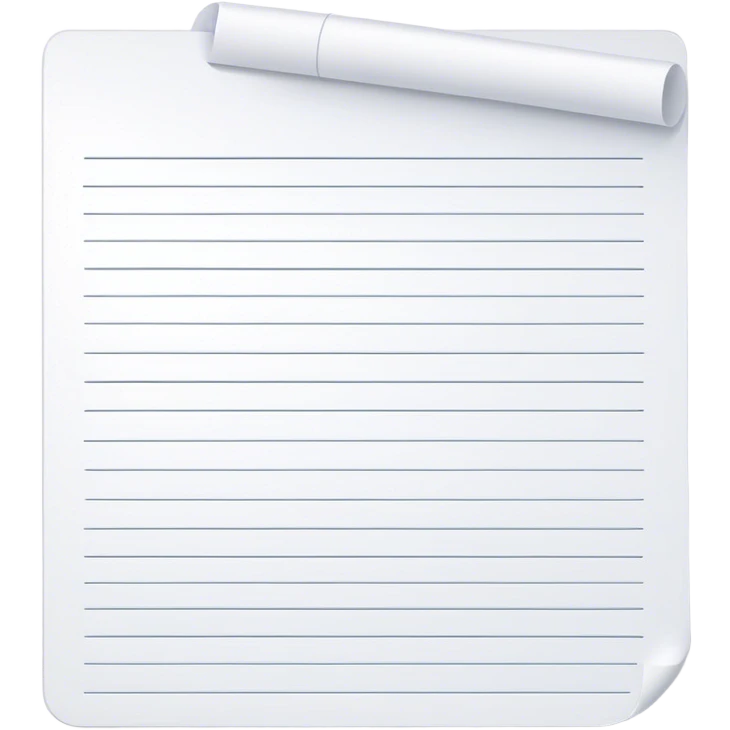 white document with lines emoji