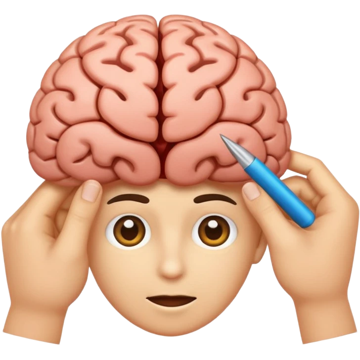 picking someone's brain emoji