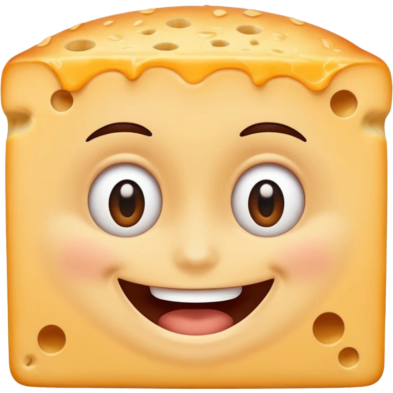 I want an overly excited face that says “I am so excited, I cannot contain. With eyes tightly squeezed together and a big cheesy grin emoji. emoji