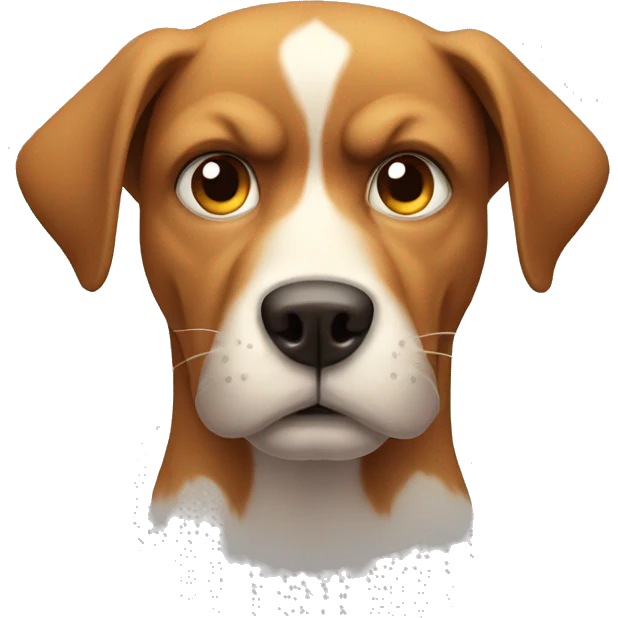 Angry dog  emoji