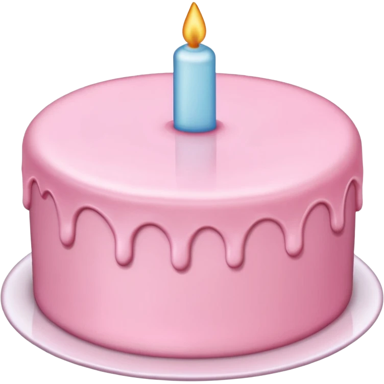 satiny cake pink emoji