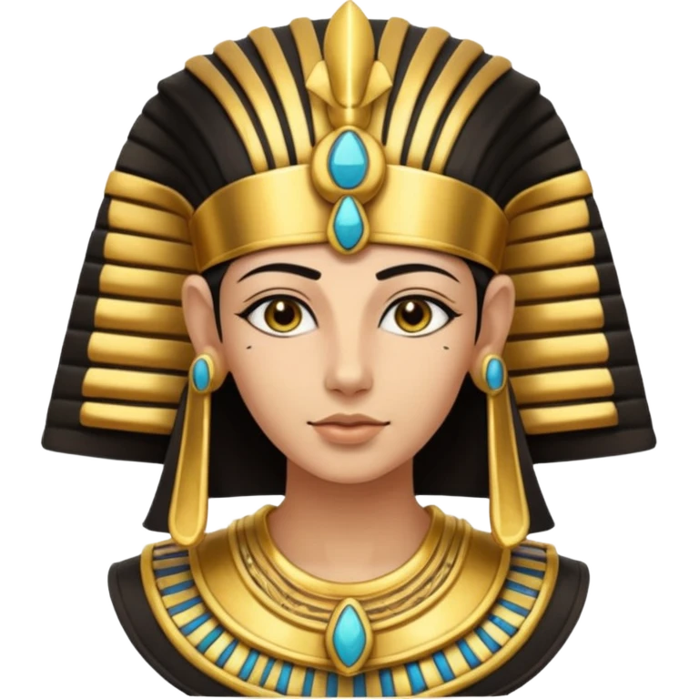 una ciudadana del antiguo egipto con piel blanca emoji