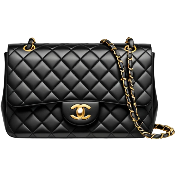 Chanel medium flap bag emoji