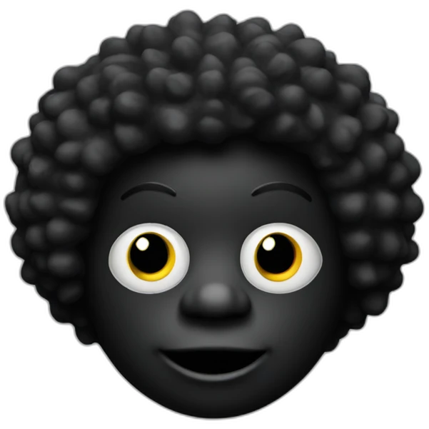 Golliwog speaker emoji