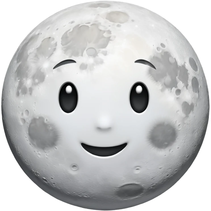 moon minimalist emoji