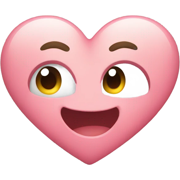 Cute heart emoji