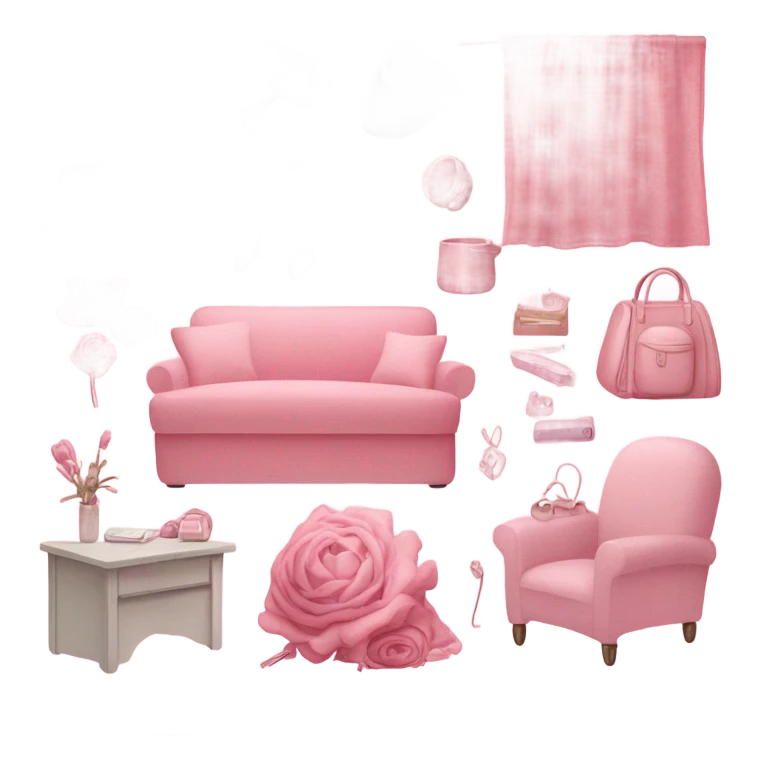 Pink aesthetic  emoji