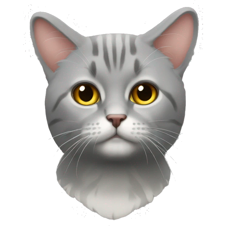 Кот с бантиком  emoji