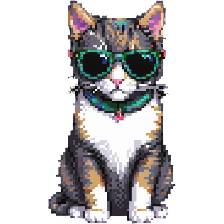 cat wearing sunglasses emoji