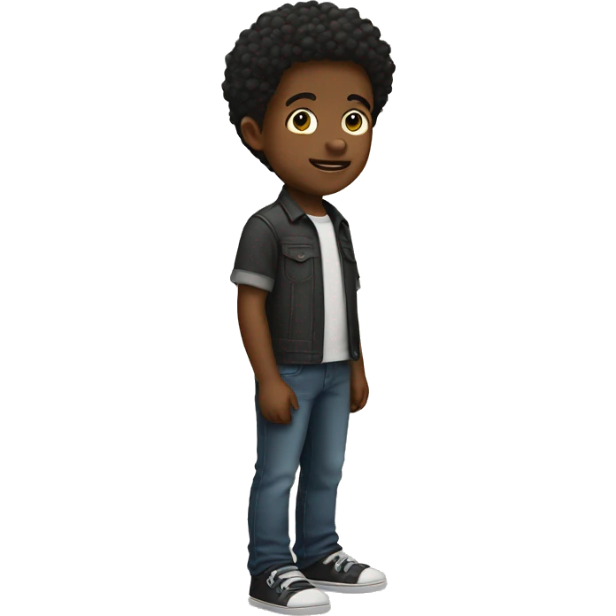 Make a short Person kid emoji