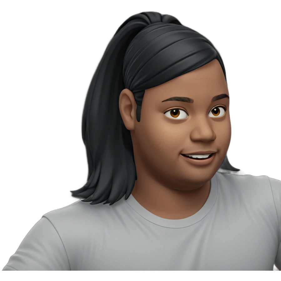 smiling boy in white shirt emoji