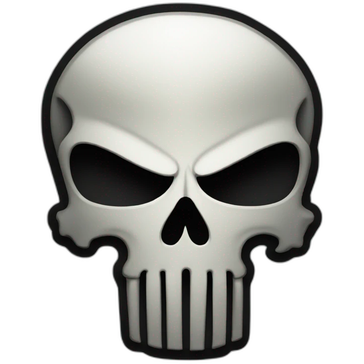Punisher skull emoji