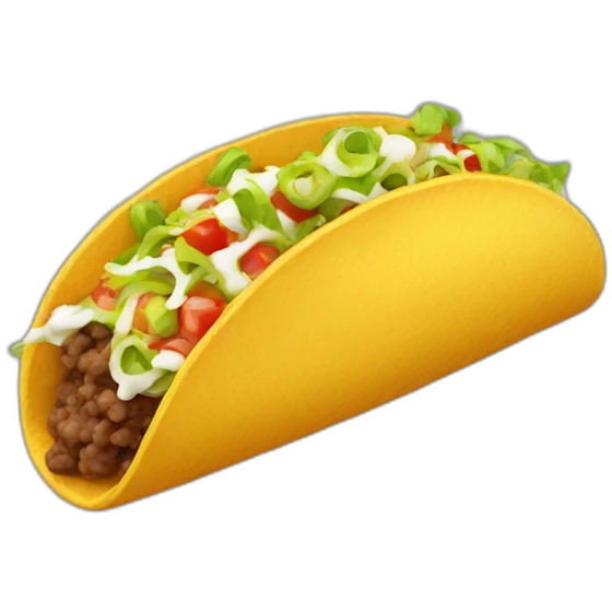 Chemical taco emoji